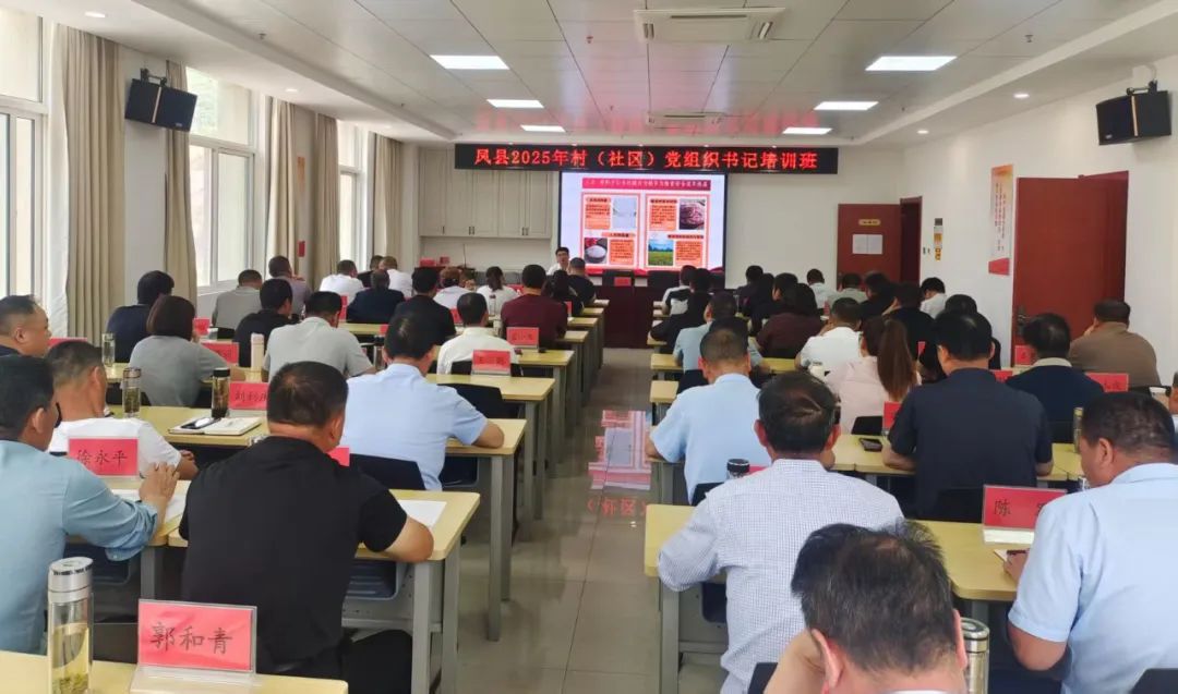 凤县举办村（社区）党组织书记培训班